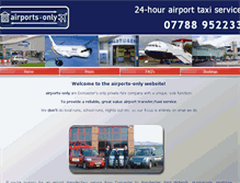 Tablet Screenshot of airports-only.com